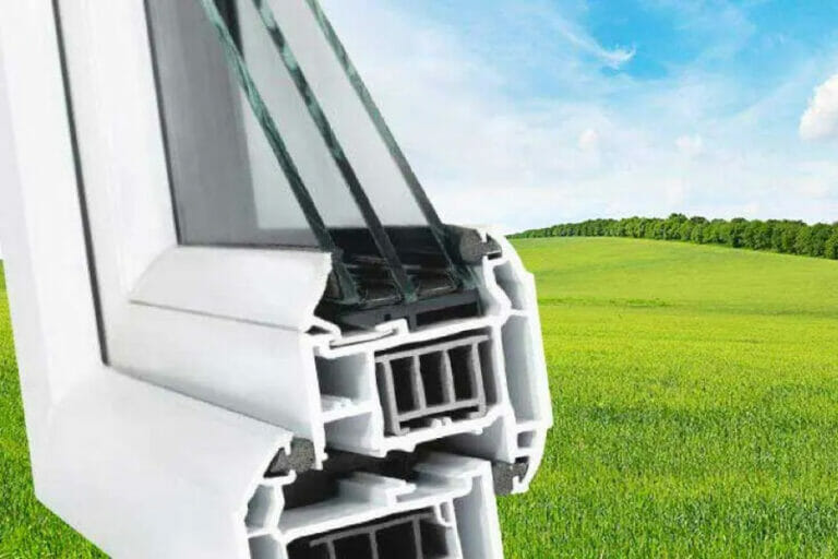 Cross-section of triple glazing windows, by Three Counties